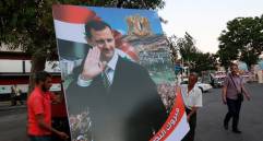 El presidente Al-Assad fue reelegido para un nuevo periodo como mandatario sirio. FOTO EFE