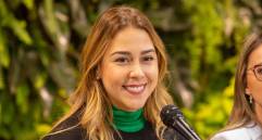 Andree Uribe fue secretaria de Salud de Medellín hasta octubre del año pasado, cuando abandonó el cargo para iniciar su camino para buscar la Alcaldía de Medellín. FOTO: CARLOS VELÁSQUEZ 