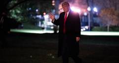 El presidente saliente de Estados Unidos, Donald Trump, afectó el presupuesto de Defensa Nacional y ha presentado amenazas con hacer lo mismo con la ley de estímulos a la economía. FOTO Getty