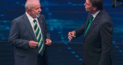 Lula da Silva y Jair Bolsonaro. FOTO: EFE