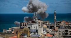 Imagen de Gaza tras uno de los bombardeos de Israel. Desde Palestina hablan de 200 muertos en solo una semana. FOTO EFE