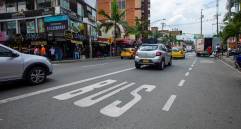 El tramo 2 A de Envigado está listo, pero aún no hay fecha para el inicio de la operación. Foto: Carlos Velásquez. 