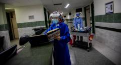 La ocupación de camas UCI en el departamento de Antioquia actualmente es del 96.54 %. FOTO ANDRÉS CAMILO SUÁREZ