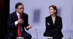 Betancourt también criticó las alianzas de Petro con figuras tradicionales de la política colombiana. FOTO COLPRENSA