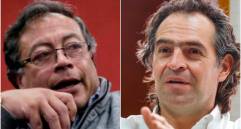 Gustavo Petro y Federico Gutiérrez FOTO COLPRENSA Y EL COLOMBIANO