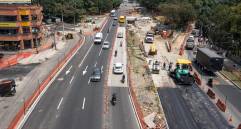 El avance más visible ahora es la pavimentación de los carriles vehiculares. FOTO Manuel saldariaga