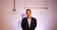 El gobernador de Antioquia, Aníbal Gaviria, durante la entrega de los premio El Colombiano Ejemplar, realizada el 20 de octubre. FOTO: MANUEL SALDARRIAGA.