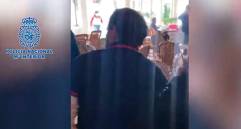 “Don Carlos” fue capturado en Marbella, España. FOTO CAPTURA DE VIDEO TOMADO DE TWITTER @policia