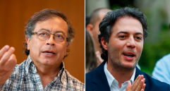 A partir del 7 de agosto, día de su posesión, el presidente electo Gustavo Petro tendrá poder en la junta directiva del Metro y la Cámara de Comercio de Medellín. Daniel Quintero podría verse beneficiado al ser aliado de Petro. FOTO Colprensa y Manuel Saldarriaga