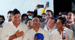 Luego de que conoció que fue el vencedor en la carrera por el estado de Barinas, Sergio Garrido convocó a una misa de acción de gracias y una caravana para el lunes 10 de enero. FOTO GETTY