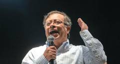 Gustavo Petro superó a Rodolfo Hernández, pues obtuvo 11,2 millones de votos, frente a 10,5 millones de su oponente. FOTO CAMILO SUÁREZ