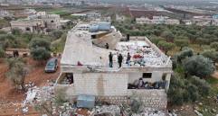 Lugar en el que el jefe del grupo terrorista fue acorralado por Fuerzas Militares de Estados Unidos. FOTO EFE