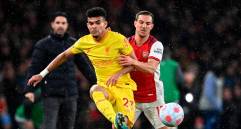 El guajiro Díaz continúa sumando minutos con Liverpool. FOTO EFE