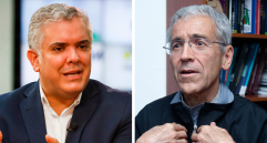 El presidente Iván Duque dijo que la Fiscalía ya investiga el caso y que hay que determinar quiénes ejecutaron el robo. El padre Francisco de Roux pidió reunirse con él. FOTO jULIO HERRERA - COLPRENSA