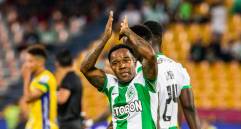 Dorlan Mauricio Pabón, quien fue uno de los más destacados del compromiso, llegó a 199 goles en su carrera. FOTO esneyder Gutiérrez