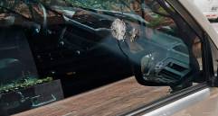 La ministra Orozco salía de un evento con presencia del presidente Duque y la alcaldesa Claudia López cuando fue atacada la camioneta en la que iba. FOTO Cortesía