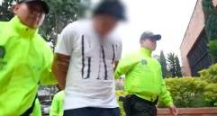 El capturado es investigado como presunto responsable de homicidios y tráfico de estupefacientes. FOTO Captura de video Policía Metropolitana