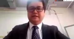 El viceministro Técnico de Hacienda, Jesús Antonio Bejarano, solicitó en el Congreso el retiro del proyecto de reforma fiscal. FOTO tomada de YouTube