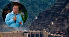 El presidente Gustavo Petro dijo que el proyecto solo puede entrar en operación luego de evacuar la población aguas abajo que esté en riesgo. FOTO: Camilo Suárez