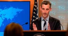 Ned Price portavoz del Departamento de Estado. FOTO EFE 