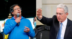 La pelea entre Gustavo Petro y Álvaro Uribe por el tema de expropiación empezó la semana anterior. FOTO COLPRENSA