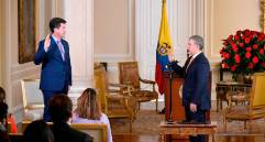 Una de las designaciones presidenciales de ministros demandada fue la del jefe de la cartera de Defensa, Diego Molano. FOTO ARCHIVO COLPRENSA