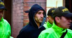 Ricardo Andrés Carvajal Salgar, en el momento de su captura en 2019. FOTO COLPRENSA