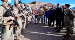 Una delegación del Gobierno de Chile se instaló desde el martes en Colchane para monitorear la situación de los migrantes. FOTO TOMADA DE TWITTER @Minrel_Chile