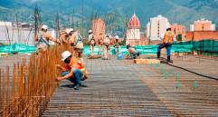 Ante las obras del intercambio vial de la 80 se recomienda estar atentos a la información de la Secretaría de Movilidad. FOTO Cortesía Alcaldía