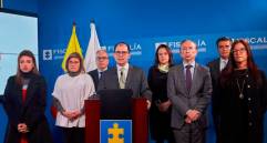 El fiscal Francisco Barbosa hizo un llamado a todas las autoridades para trabajar de forma articulada y rechazar los ataques y secuestros de funcionarios. FOTO: Cortesía. 