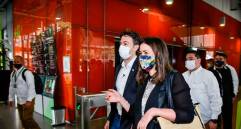 María Camila Villamizar indica que conoce al alcalde Daniel Quintero desde 2015, por MinTic FOTO alcaldía de medellín