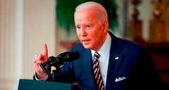 Joe Biden pedirá durante Cumbre del G7 veto casi total para exportaciones rumbo a Rusia. Foto: Colprensa. 