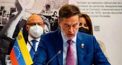 El canciller venezolano, Félix Plasencia, se despachó contra el gobierno colombiano después de la reunión de la Celac. FOTO: TOMADA DE TWITTER.