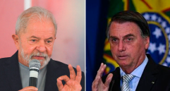 Lula Da Silva (izquierda) tiene más del 50 por ciento de intención de voto, mientras que Jair Bolsonaro (derecha), actual presidente, se prepara para desconocer los resultados si pierde. FOTO cortesía