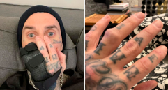 Estas fueron las imágenes que Travis Barker compartió en su cuenta de Instagram. FOTOS Cortesía @travisbarker