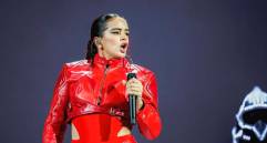 La artista competía con “Tinta y Tiempo” de Jorge Drexler; “1940 Carmen”, Mon Laferte; “Alegoría”, de Gaby Moreno; y con “Los Años Salvajes”, obra de Fito Páez. FOTO GETTY