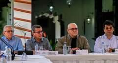 La delegación del ELN pidió que se mejoren las condiciones actuales de las cárceles del país para garantizar los derechos humanos de la población carcelaria. FOTO GETTY