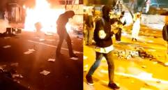 La Personería de Medellín rechazó los ataques contra la Casa de la Justicia El Bosque. FOTO CAPTURA DE VIDEO