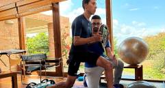 Egan Bernal se recupera para retornar lo antes posible a la competencia internacional. FOTO TWITTER EGAN