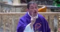 El sacerdote hizo las declaraciones ante una peregrinación paisa. FOTO Captura de video