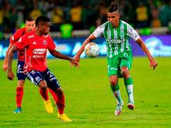 El último enfrentamiento entre estos dos equipos terminó 3-2 a favor de Atlético Nacional. FOTO: CAMILO SUÁREZ 