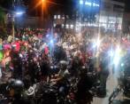 Una de las paradas del grupo de motociclistas cerca de Ciudad del Río. FOTO: Cortesía.