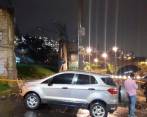 Así quedó el muro afectado por las lluvias ayer en el Centro para menores de edad La Pola. FOTO: Cortesía Denuncias Antioquia