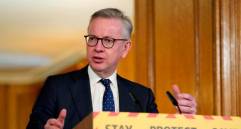 El ministro del Gabinete del Reino Unido, Michael Gove. FOTO EFE