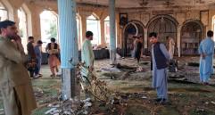 El atentado se produjo al mediodía, cuando más personas se estaban congregando para orar. Foto: EFE.