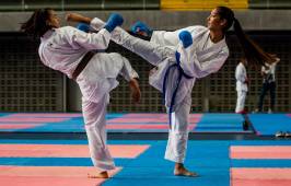 Alejandra y Juliana, dos paisas que quieren llegar a la élite del karate mundial