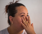 Luz Enith Franco ha buscado a su esposo, Arles Edisson Guzmán, desde hace 20 años. FOTO ESNEYDER GUTIÉRREZ