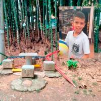 Juan Manuel, de 11 años, falleció mientras jugaba en el parque infantil del barrio Belalcázar. FOTO Julio César Herrera 