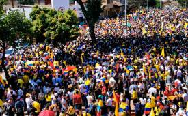 Colombia ya suma ocho días de manifestaciones
