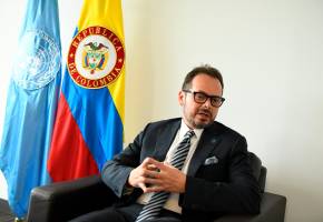 Carlos Ruiz Massieu es el representante Especial del Secretario General de la ONU en Colombia y jefe de la Misión de Verificación del Acuerdo de Paz de esa misma entidad. FOTO: CORTESÍA MISIÓN DE VERIFICACIÓN ONU